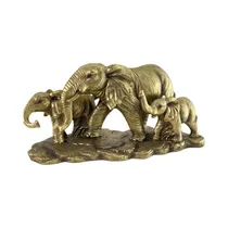 Figura Decorativa de Elefante Concepts 437-498798 31 CM Dorado