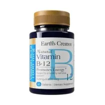 Vitamina B12 5000MCG Earth's Creation 60 Tablets