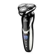 Barbeador Eletrico Portatil 6D Shaver SK-1168 / Recarregavel - Preto