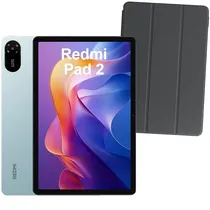 Tablet Xiaomi Redmi Pad 2 Bunble 256GB/8GB Ram de 11" 8MP/5MP + Capinha Cinza