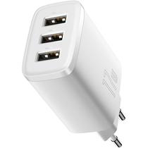 Carregador Baseus Compact 17 W 3 X USB-A - Branco (CCXJ020102)