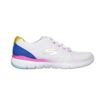 Tenis Skechers Feminino Flex Appeal 3.0 Night Lancamento Branco 13075WMLT 13075WMLT