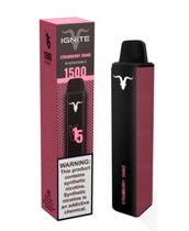 Vape Descartavel Ignite V15 1500 Puff - Stranwberry Shake