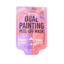 Purederm Dual Painting Peel-Off Mask "Purple - Coral" - ADS590