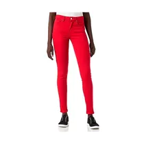 Calça Jeans Tommy Hilfiger Feminina WW0WW13947-657 30 - Vermelho