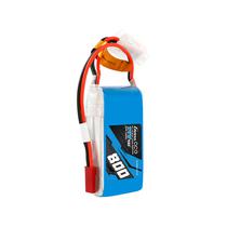 Gens Ace 7.4V 800MAH 45C 2S Lipo JST-SYP Plug