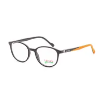 Armação para Óculos de Grau Visard MZ15-18 C.01Q Tam. 50-20-140MM - Preto/Laranja