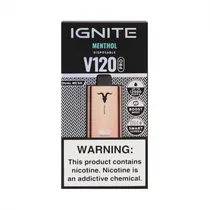 Dispositivo Descartavel Ignite V120 Pro 12000 Puffs Rose Gold Menthol