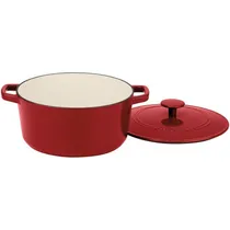 Caçarola Cuisinart CI630-20CR Ferro Fundido Esmaltado 3L - Vermelha
