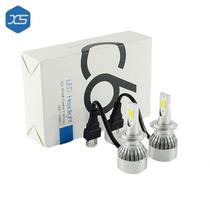 Lampadas LED Cob C6 H27 LED Car LED Luz do Farol do Carro Chip Hi-Lo