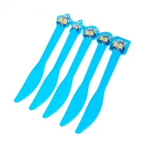 Facas Descartaveis para Festa Party Favlors Minions 10PCS
