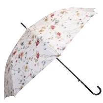 Sombrinha Guarda Chuva Bege Floral 2