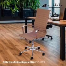 Cadeira de Escritorio Oficina Sigma LVS-099 Brown