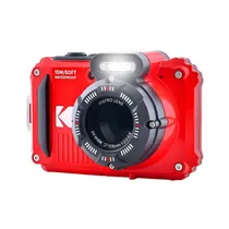 Câmera Digital Kodak Pixpro WPZ2 - 16MP - 4X Zoom - A Prova D'Água - Vermelho