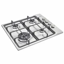 Tramontina Placa Coc Gas Inox Square 4GXHE Sstop Placa Coc Gas Inox Square 4GXHE Sstop 60 Vidrio Templado