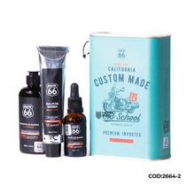 Kit de Barba Na Lata - (5 Produtos) - Custom Made - Route 66 | Viking Brand