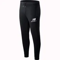 Calça New Balance Masculina Essentials Stacked Logo 2XL - Preta MP03558BK