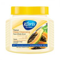 Esfoliante Facial e Corporal Karis Naturals Papaya Deep Cleansing 600G