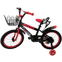 Bike Infantil Aro 16 S1252R Black Red