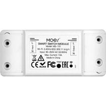 Interruptor Inteligente Smart Moes MS-101-N Swich Module Wi-Fi 10A - Blanco