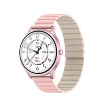 Kieslect Reloj Smart Lady Calling Lora Pink Metal Bluetooth 5.2" Rosado