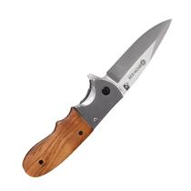 Tatico Canivete Boker Plus NF6114 de 21.5CM - Marrom/Cinza