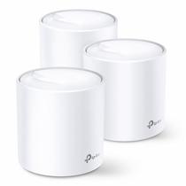 Roteador TP-Link Deco X60 Whole Home Mesh Wi-Fi AX5400 Dual Band / 2.4GHZ / 5GHZ - Branco (Kit com 3)