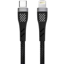 Cabo USB-C para Lightning Yookie CB65 1 Metro - Preto