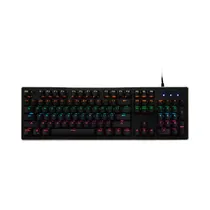 Teclado Sate GK-301 RGB USB Negro (Portugués)