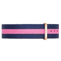 Pulseira para Relogio Daniel Wellington Winchester 1062DW Feminino de Nylon 17MM - Azul e Rosa