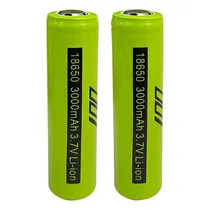 Bateria / Pilha Recargavel para Vape Li-Ion / 3000MAH / 18650 / 3.7V - Verde