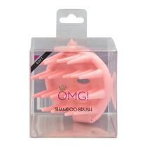 Omg Masajeador Capilar Shampoo Brush Limpiador Accesorio de Cuidado Capilar Rosa