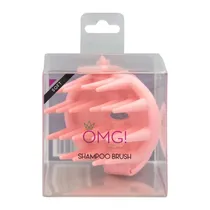 Omg Masajeador Capilar Capilar Shampoo Brush Exfolia Y Limpia Rosa