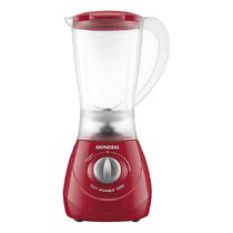 Liquidificador Mondial Easy Power L-550-R / 550W / 2 Velocidades + Pulsar / 220V ~ 50/ 60 HZ - Vermelho/ Cinza