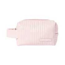 Neceser Beauty Creations Cosmetic Toiletry Leather Small CBS Pink