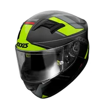 Capacete Axxis Rager GP SV Fiber Solid B3 - Fechado - Tamanho M - Fluor Yellow