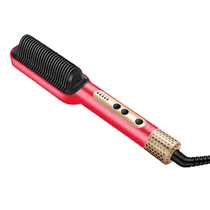 Escova Alisadora Moehair MO-5089 / 5 Temperaturas / 45W / 110-240V ~ 50/ 60HZ - Vermelho