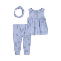 Conjunto Infantil Carter's 1Q474110 Nina 3 PZS