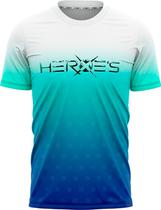 Camiseta Heroe's SKY Branco/Rainbow - Masculina