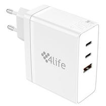 Carregador 4LIFE FL75140CCAGW 140W 2X USB-C/USB-A - White (Sem Cabo)