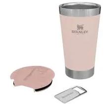 Stanley Vaso Classic Beer Pint c/Abridor 473ML Rosa 70-23816-016 Acero/Metal 13.3X9.5CM Rosado