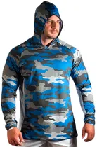 Camiseta Sunflex Confort DRY UPF50+ Masculina - Azul
