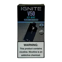 Icy Mint Ignite V50 New Edition 5000PUFFS Pod Descartável
