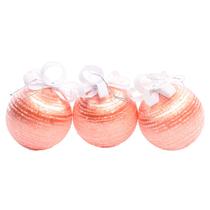 Pelota Navidad 8CM Con 3PZ Rose