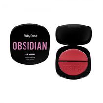 Duo Blus Ruby Rose Obsidian Gemini HB10001