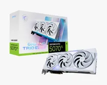 Placa de Video 16GB Exp. GF-RTX5070TI MSI Gaming Trio Oc Branco 912-V531-060