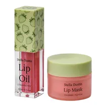 Kit Stella Dustin Strawberry - Lip Oil 4.5ML + Lip Mask 15G