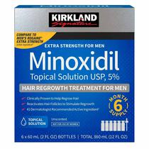 Cosmetico Kirkland Minoxidil 6X60ML 360ML Total