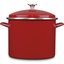 Panela Cuisinart Stockpot Chef's Esmalte Vermelho 12 Litros - EOS126-28R