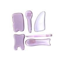 Gua Sha - Rosa Claro Transparente